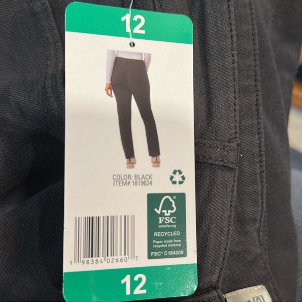 NWT 32 Degrees Ladies Black Sweatpant Jeans - Picture 4 of 4